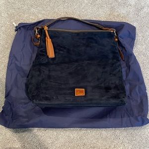Dooney & Bourke Navy Suede Bag